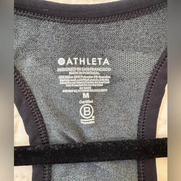Athleta Speedlight Camo Tank Black - Picture 8 of 8